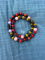 Rosario pulsera cerámica dos vueltas