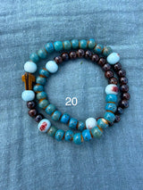 Rosario pulsera cerámica dos vueltas