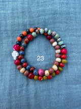 Rosario pulsera cerámica dos vueltas