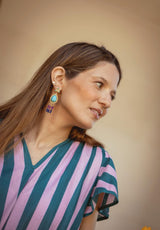 Pendientes Rous Turquesa