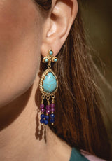 Pendientes Rous Turquesa