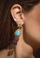 Pendientes Rous Turquesa