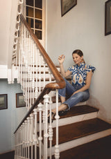 Pendientes flecos naranja y verde