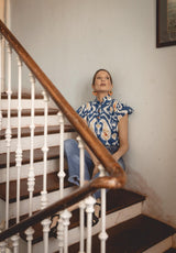 Pendientes flecos naranja y verde