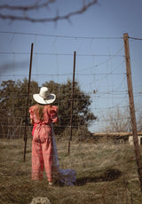 Camisa mangas abullonadas rayas rojas