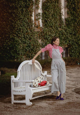 Pendientes cuentas azul