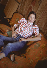 Camisa tulipán naranja