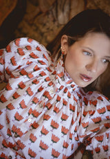 Pendientes nudo coral