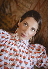 Pendientes nudo coral