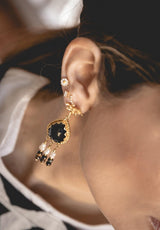 Pendientes Rous Negro
