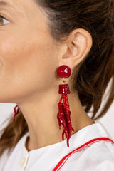 Pendientes arrecife coral