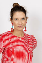 Pendientes combi coral