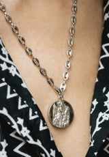 Colgante Virgen del Carmen aline plata