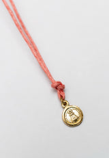 Colgante escapulario niño rosa