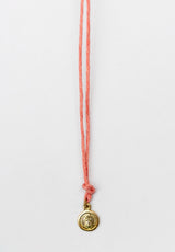 Colgante escapulario niño rosa