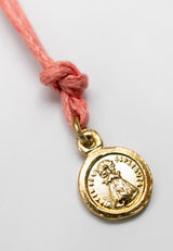 Colgante escapulario niño rosa