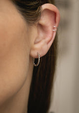 Aros retorcidos plata 13mm