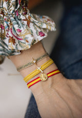 Pulsera Cruz Amarilla