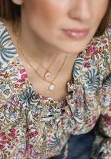 Colgante Ángel de la Guarda Rosa