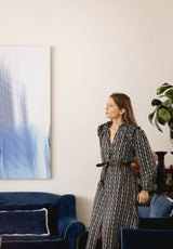 Aros brillantes oro rosa