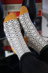 Calcetines estampados x blancos