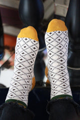 Calcetines estampados x blancos