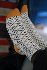 Calcetines estampados x blancos