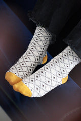 Calcetines estampados x blancos
