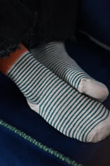 Calcetines rayas verde