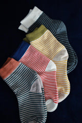 Calcetines rayas amarillo