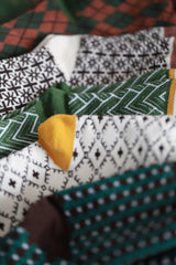 Calcetines estampados rombo