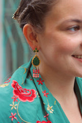 Pendientes Rous Buganvilla