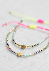 Pulsera abalorios cruz