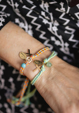 Pulsera cruz y Milagrosa