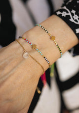 Pulsera abalorios cruz