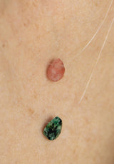 colgante piedra lágrima