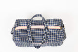 Bolsa viaje vichy azul marino