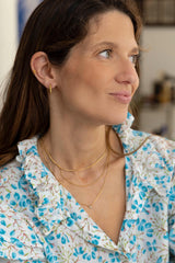 Pendientes Tres Bolas Doradas