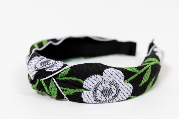 Diadema flores verdes