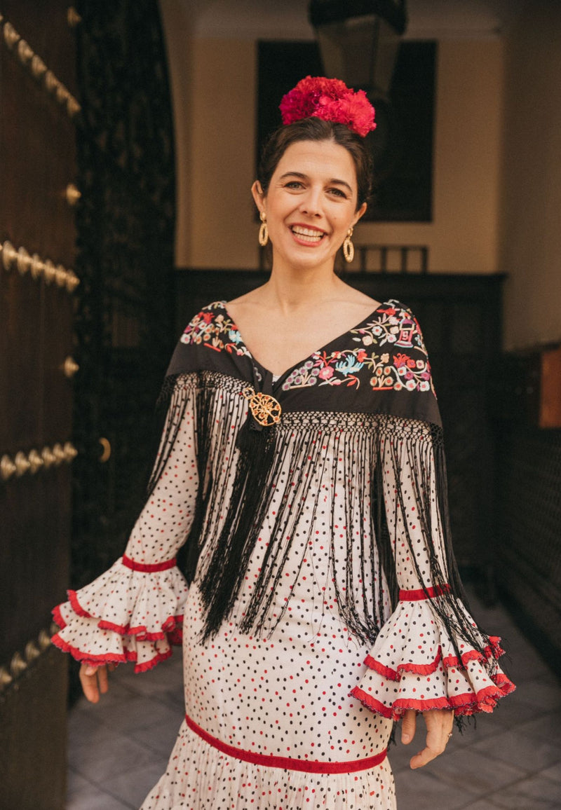 Broche Araña Burdeos