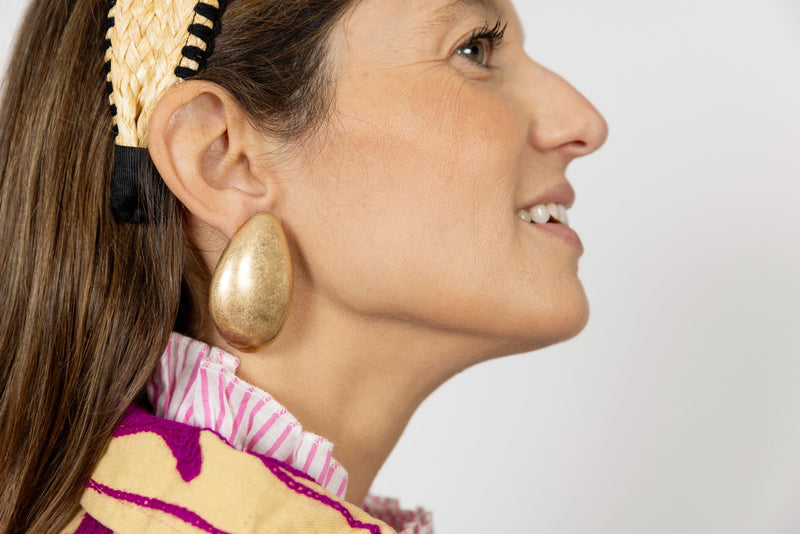 Pendientes ovalado Clip