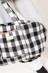 Bolsa viaje vichy negro