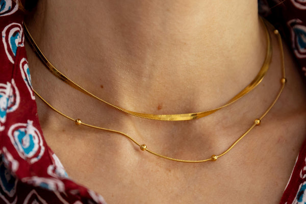 Cadena cuatro bolitas