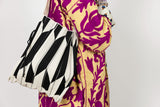 Bolso acordeón negro