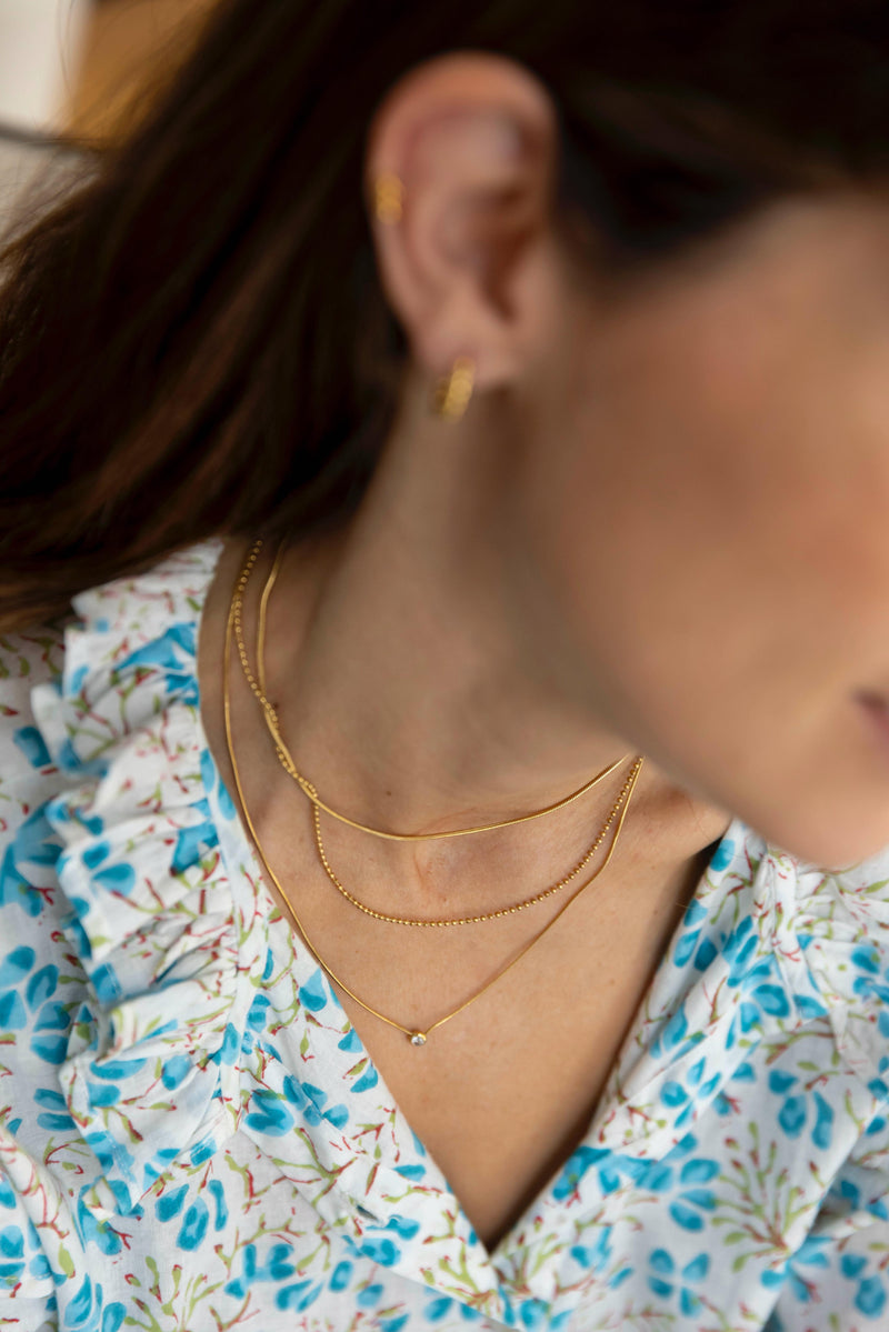 Cadena triple lágrima