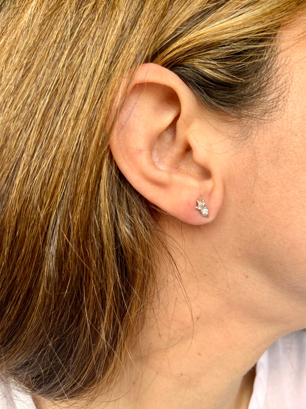 Pendientes Anastasia plata