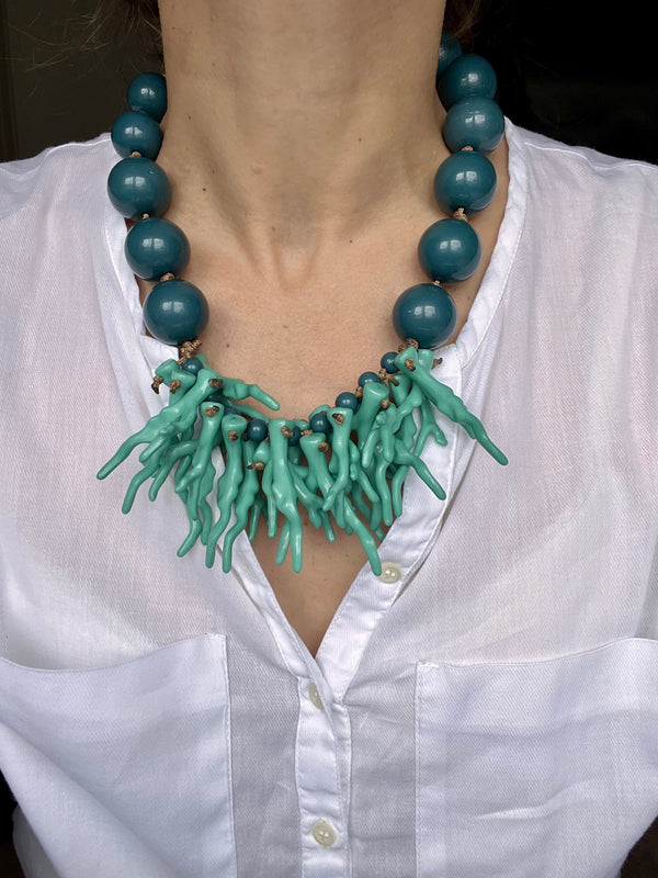Collar Gorgonia Verde