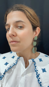 Pendientes Florida Verde