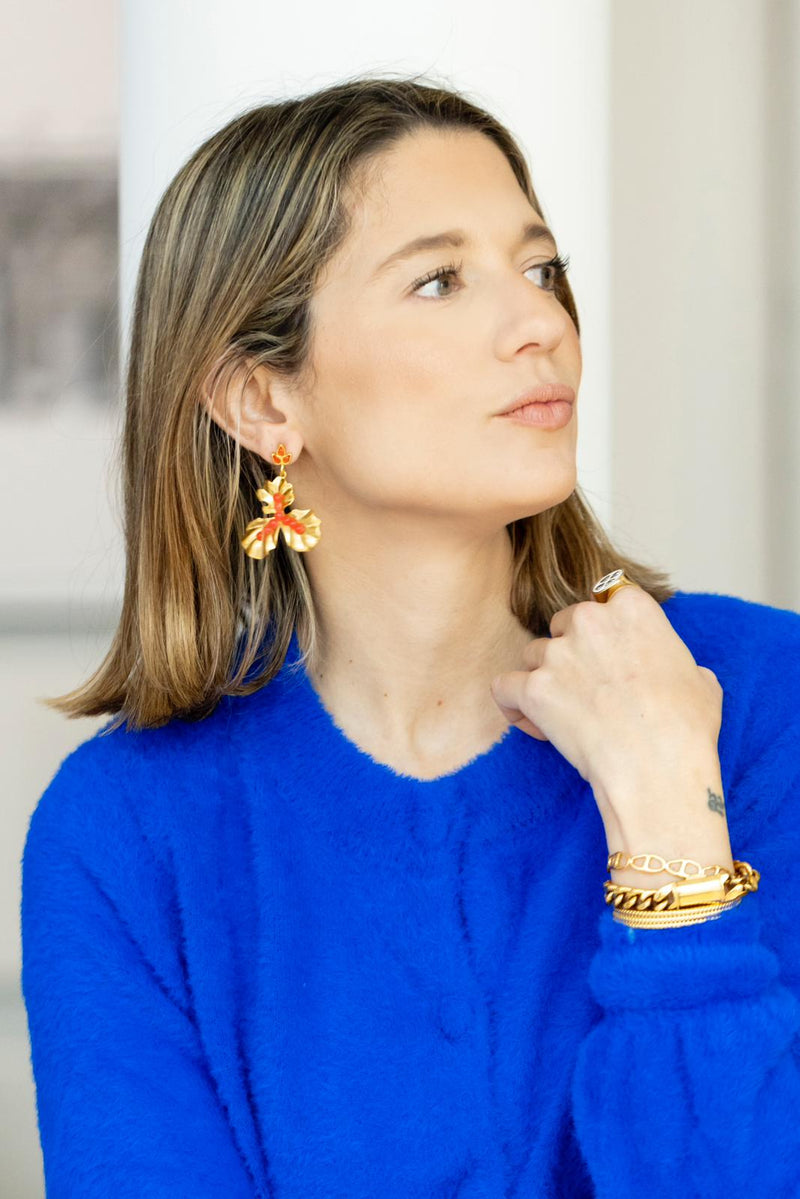 Pulsera Eslabones cierre oro