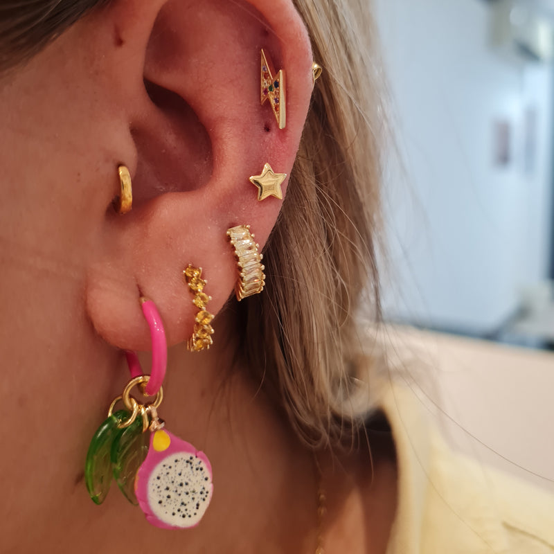 Pendientes Estrella Lisa